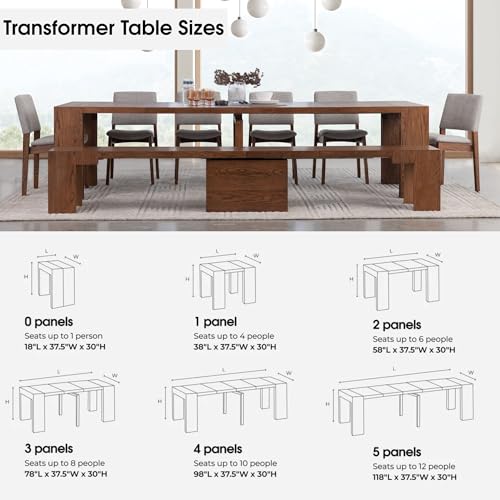 Extendable Solid Wood Dining Table A417757