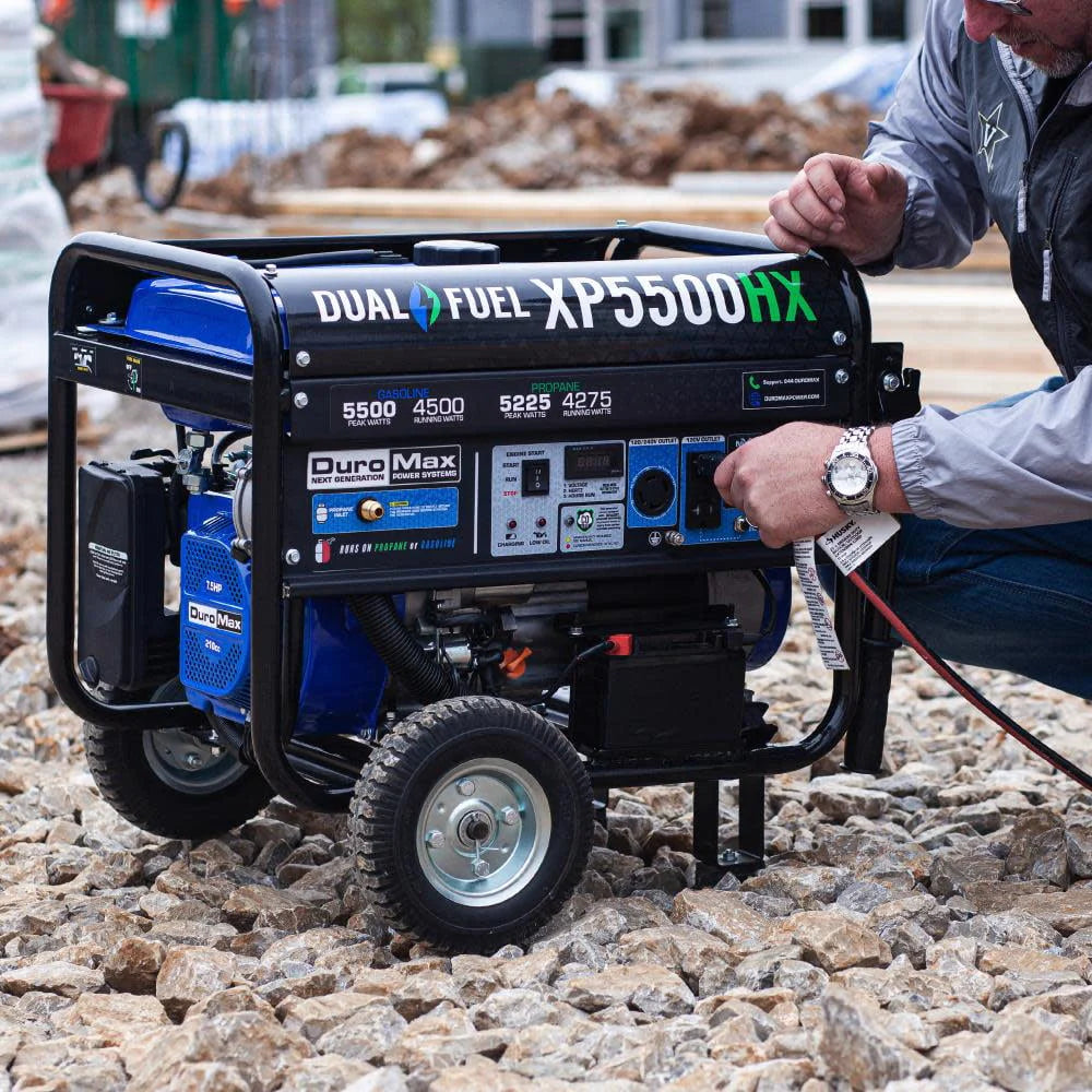 5,500 Watt Dual Fuel Portable Generator I381588