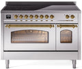 48 Induction Range with Electric Oven in Stainless Steel Y56218