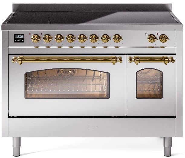 48 Induction Range with Electric Oven in Stainless Steel Y56218