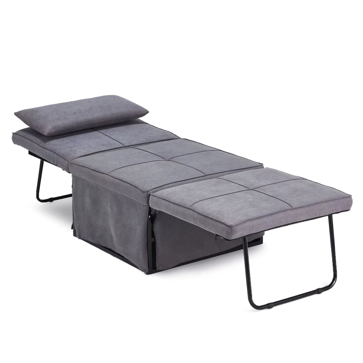 Gray Folding Single Sofa Bed Y5431