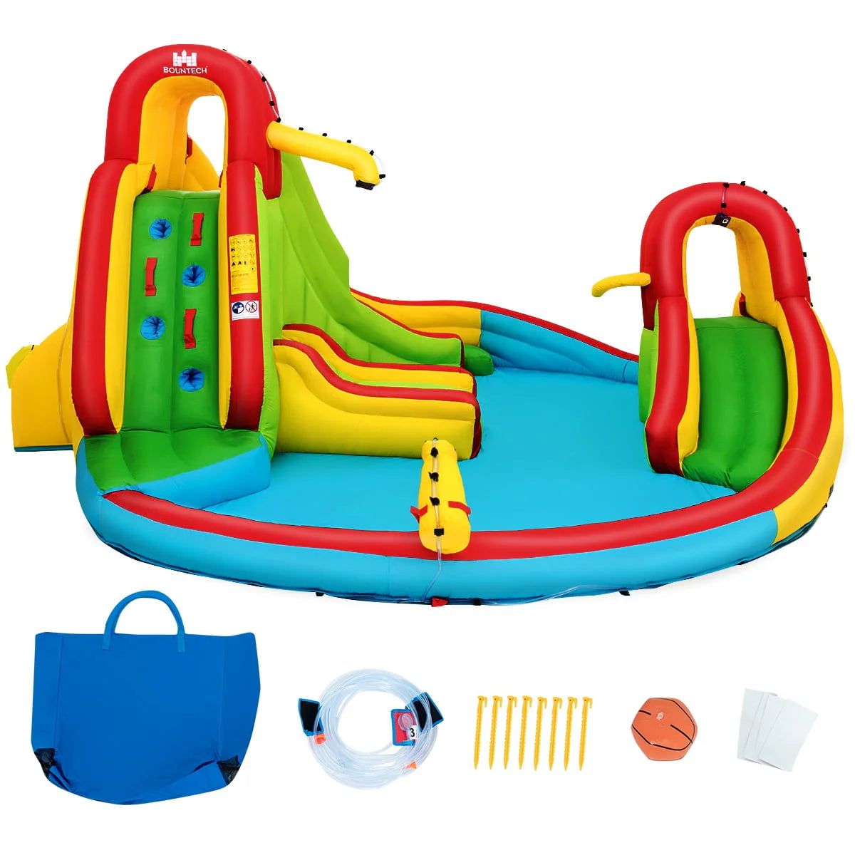 Inflatable Water Slide Park with Splash Pool S94739