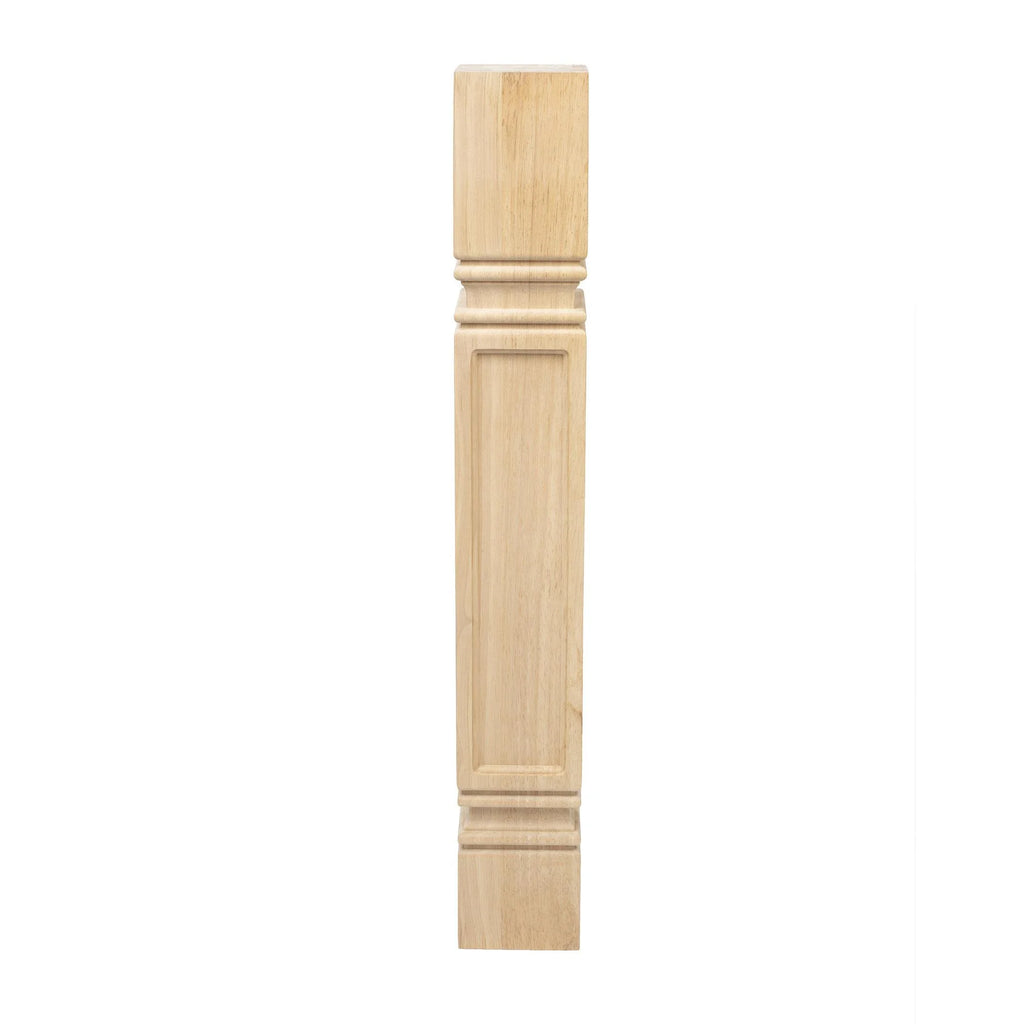 Unfinished Solid Hardwood Kitchen Island Leg O2557