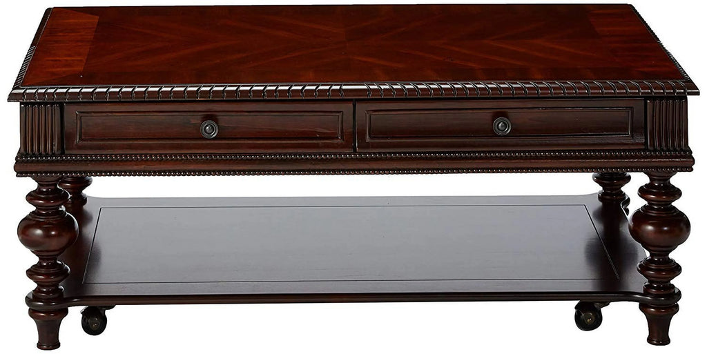 Wood Castered Coffee Table V666