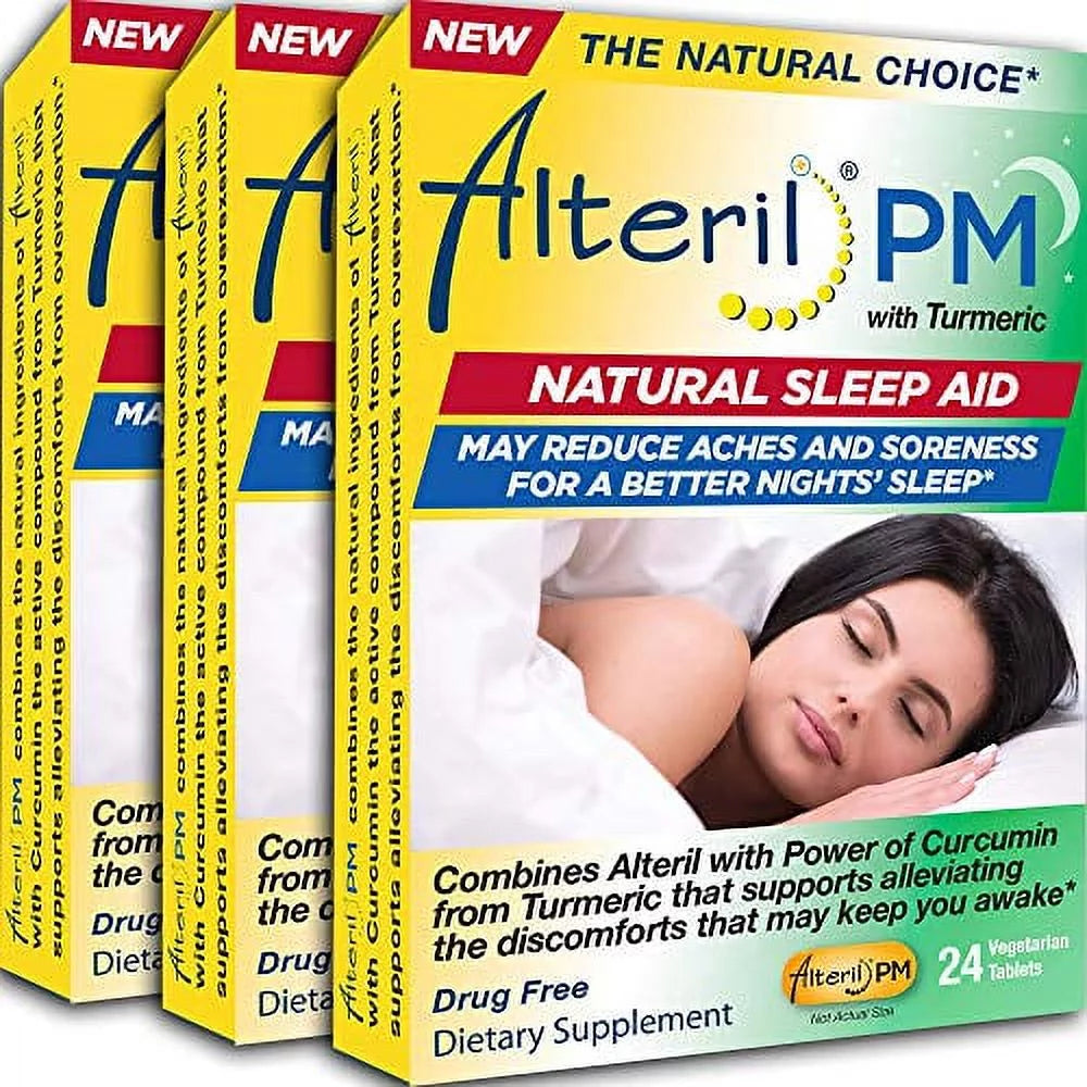 Natural Sleep Aid Tablets, 24 Count, 6 Pack Z8248