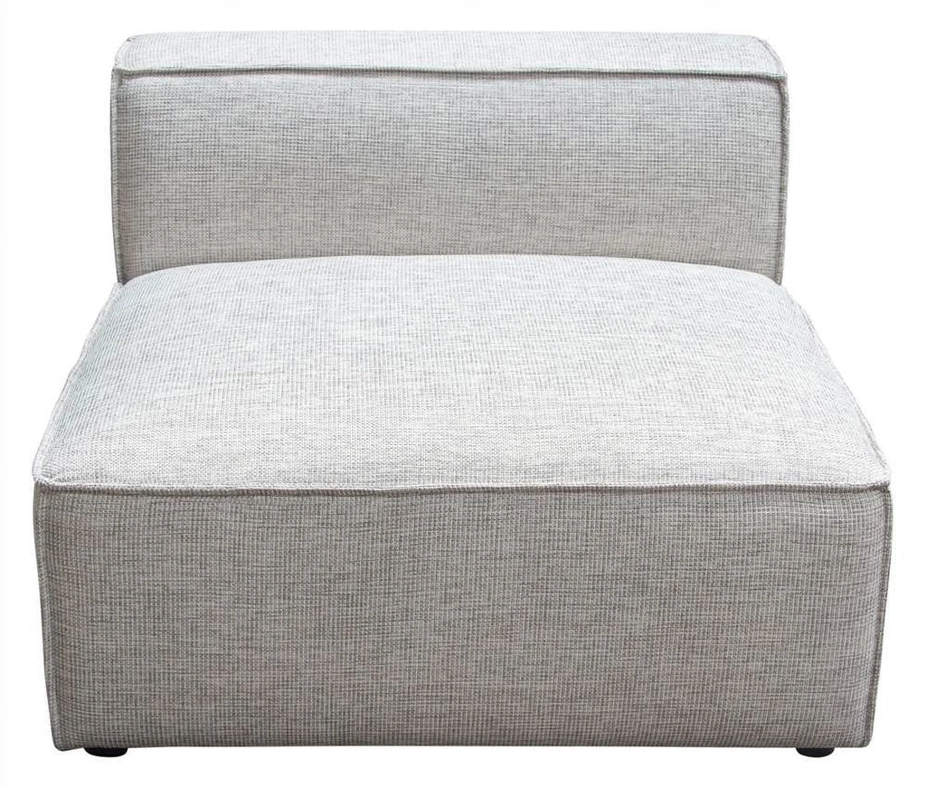 Armless Chair in Barley Fabric P661