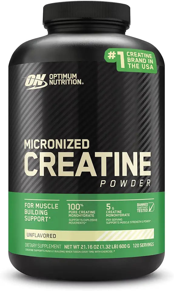 Unflavored Micronized Creatine Monohydrate Powder 120 Servings U310