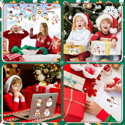 Make a Snowman Sticker Craft L57165