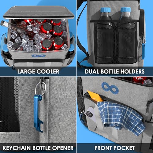 54 Can Leakproof Insulated Cooler Backpack J14714