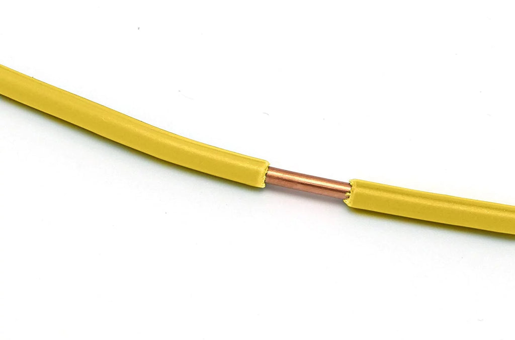 75 Feet Insulated Solid Copper THHN THWN Wire 12 AWG Yellow U14522