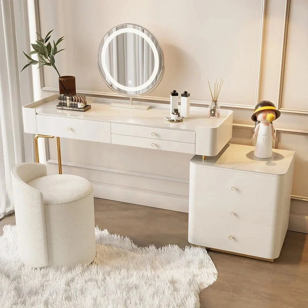 Modern Minimalist Wooden Vanity Table A51542