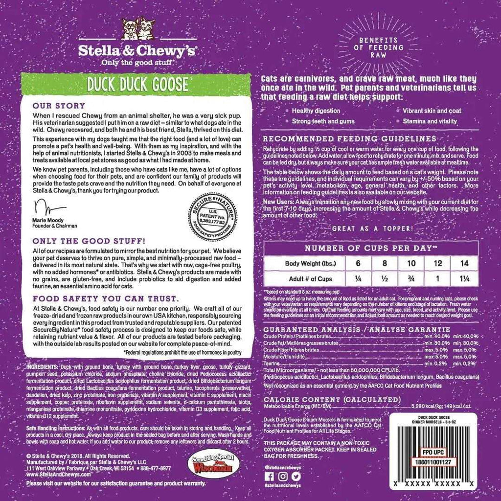 Freeze Dried Duck Cat Food Y9221