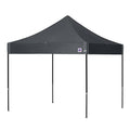 10' x 10' Steel Gray Canopy with Black Frame W989