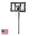 Adjustable Inground Basketball Hoop 50 inch Polycarbonate A749657
