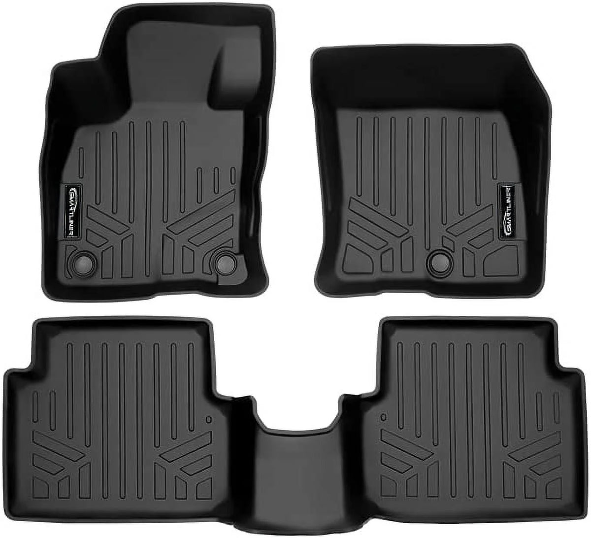 Custom Fit 2 Row Floor Mat Liner Set Black R528655