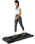 Gray Portable Treadmill with Bluetooth Speaker C39954