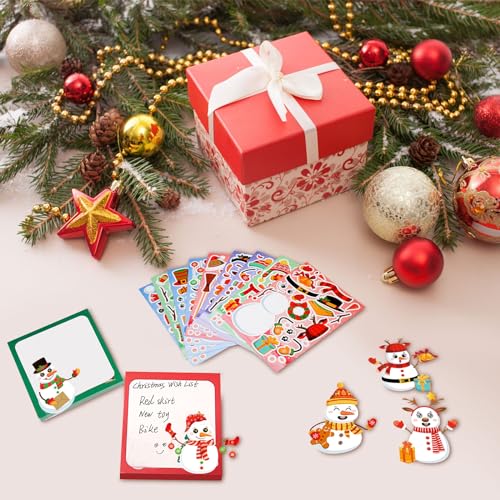 Make a Snowman Sticker Craft L57165