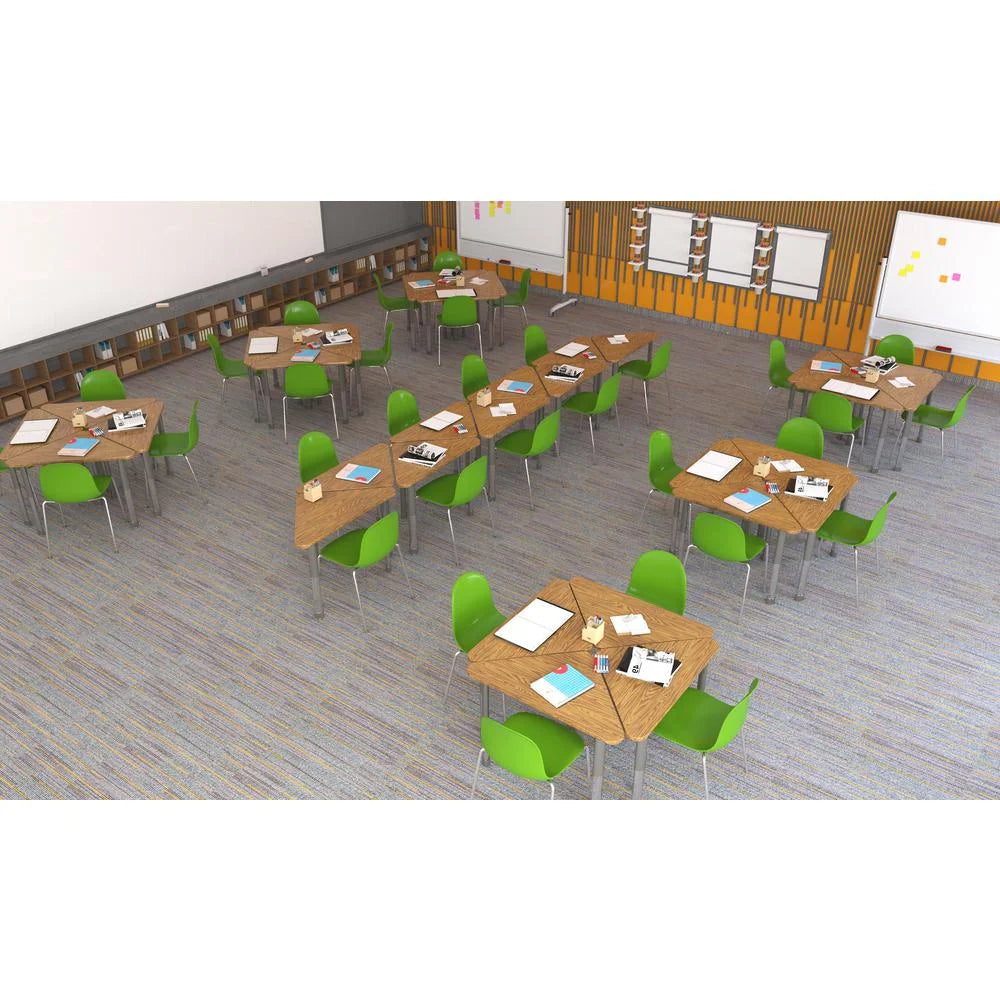 Commercial Laminate Top Desk with Casters 42x42" Z425
