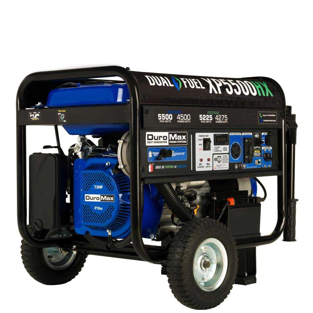 5,500 Watt Dual Fuel Portable Generator I381588