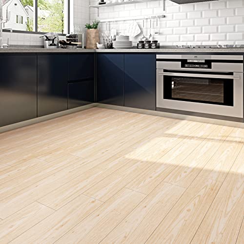 6"x36" 15 Sheets Peel and Stick Waterproof Wood Vinyl Floor Tile C9184