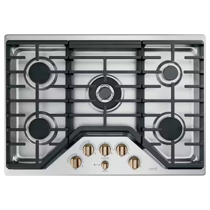 Brushed Bronze Gas Cooktop Knob Kit A2694