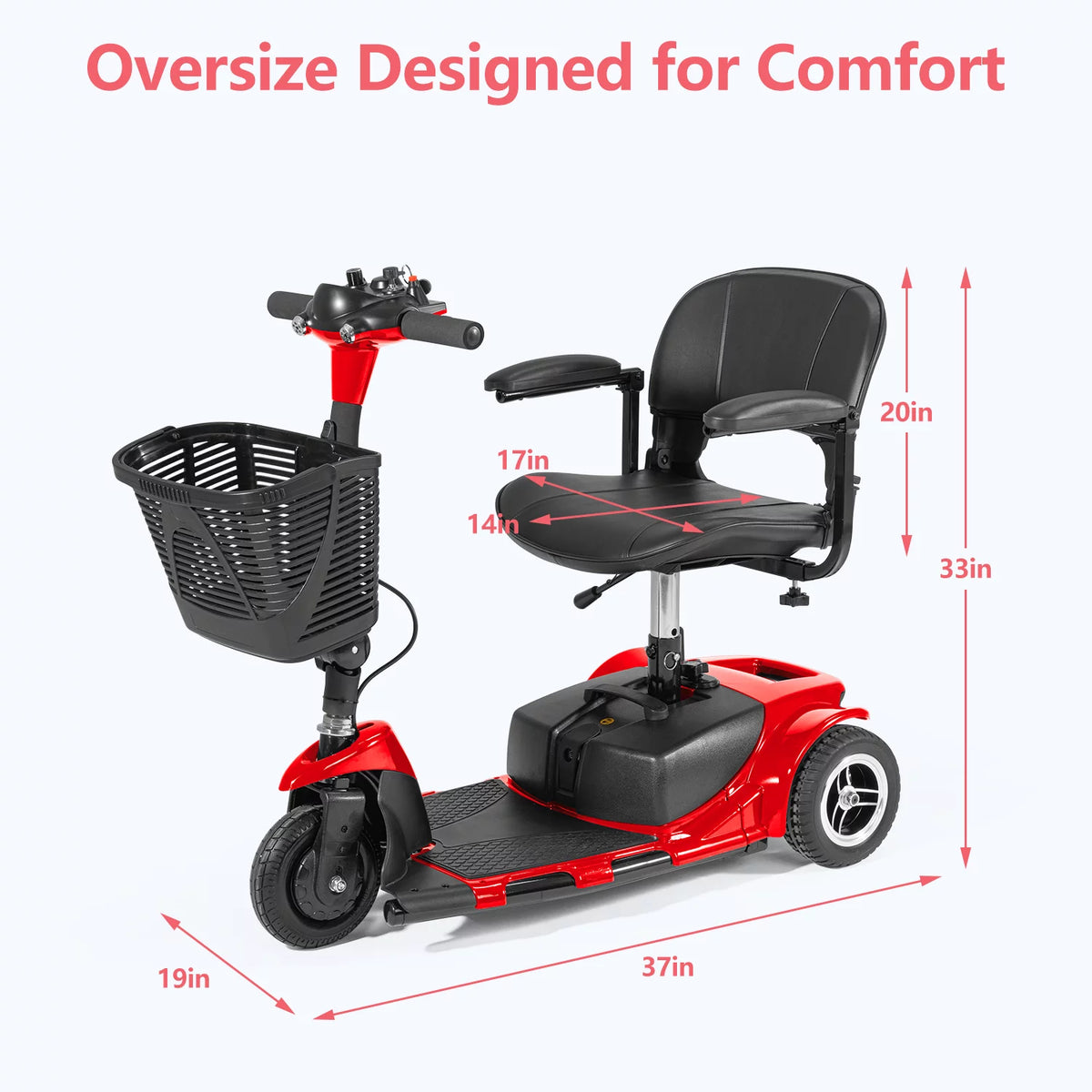 3 Wheel Blue Folding Mobility Scooter I4512