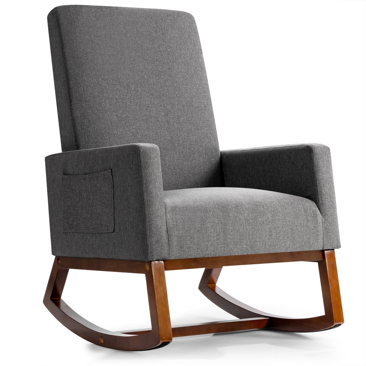 Mid Century Rocking Chair Beige E361446