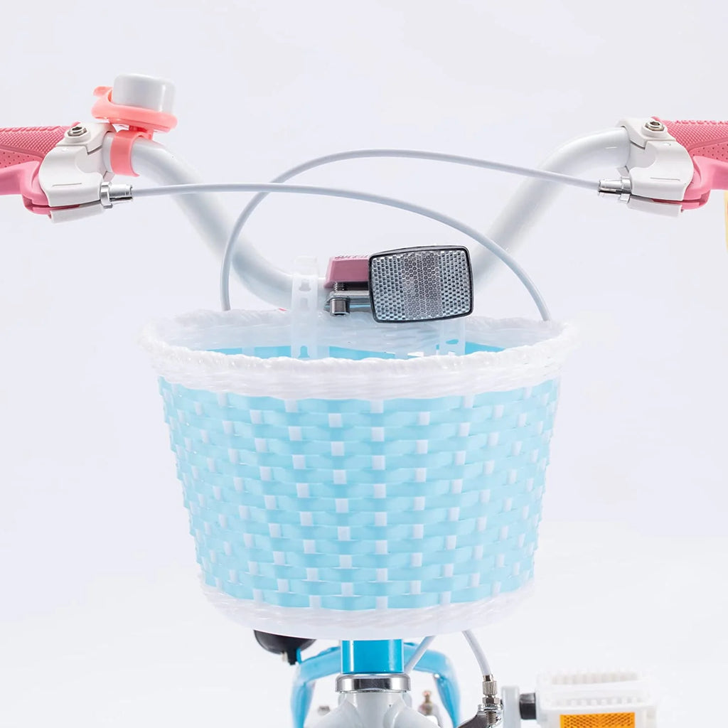 20 Inch Kids Bike with Kickstand Basket Blue I6186