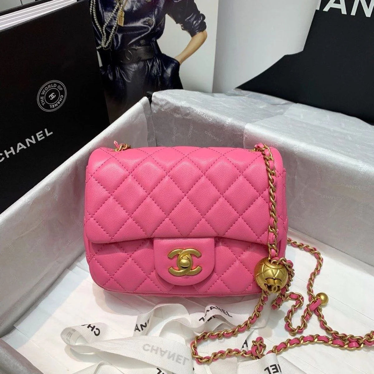 Pink Mini Flap Bag Y108262
